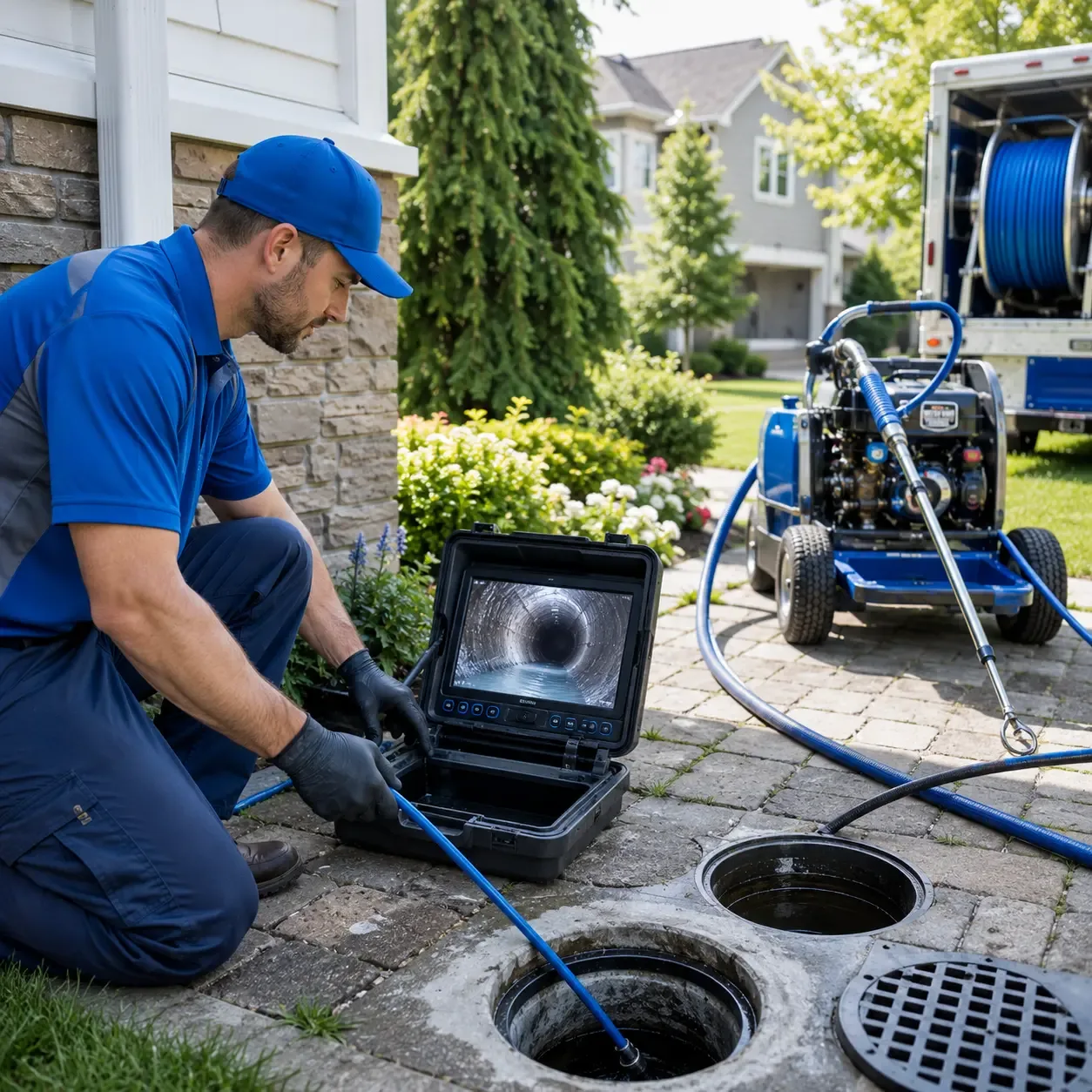 Outdoor drain cleaning professionals serving Carpentersville, IL
